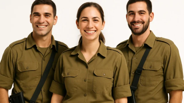הצרת מדים לחיילים