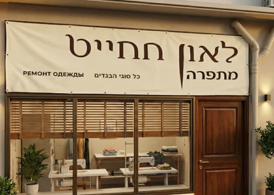 מחירון תיקון בגדים 2026 — מתפרה לאון תל אביב